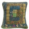 Bed * | Cheap Donna-Sharp Bed Donna Sharp Cabin Raising Pine Cone Decorative Pillow 16 16 Blue/Brown