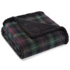 Bed * | Promo Eddie-Bauer Bed Eddie Bauer Mountain Pine Tartan Green Throw Blanket Dark-Green