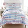 Bed * | Coupon Donna-Sharp Bed Your Lifestyle By Donna Sharp Smoothie Comforter Set Pink/Blue