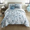 Bed * | Best Deal Donna-Sharp Bed Your Lifestyle By Donna Sharp Cordoba Comforter Set White/Blue