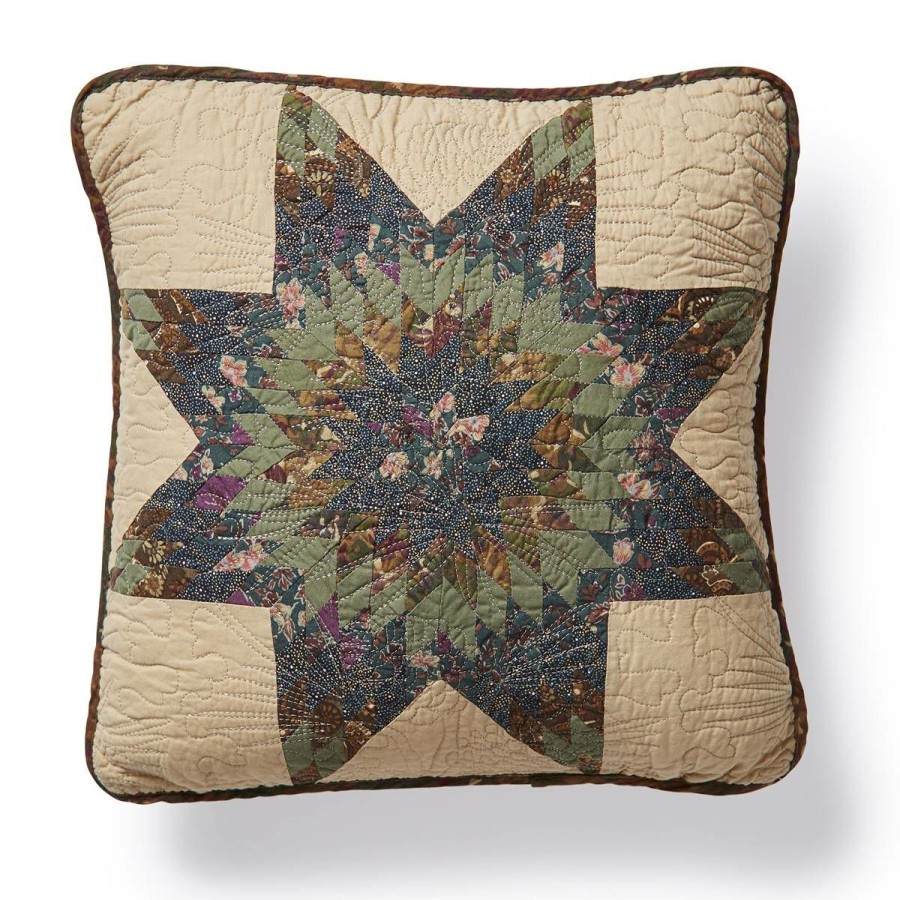 Bed * | Buy Donna-Sharp Home Decor Donna Sharp Forest Star Decorative Pillow 15 15 Brown