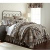 Bed * | Flash Sale Donna-Sharp Bed Donna Sharp Smokey Mountain Cotton Quilt Set Taupe-Multi