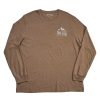 Clothing * | Discount Eddie-Bauer Clothing Mens Eddie Bauer Long Sleeve Live Your Adventure Tee Teak