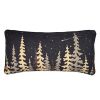 Bed * | Best Deal Donna-Sharp Bed Donna Sharp Moonlit Cabin Rectangle Decorative Pillow 11 22 Charcoal-Multi