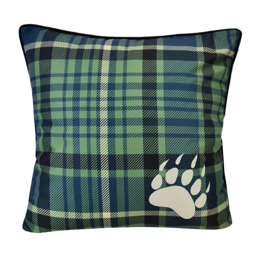 Bed * | Deals Donna-Sharp Home Decor Donna Sharp Bear Ridge Plaid Decorative Pillow 11 22 Blue/Green