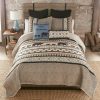 Bed * | Brand New Donna-Sharp Bed Donna Sharp Momma Bear 140 Tc Quilt Set Beige/Taupe