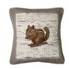 Bed * | Coupon Donna-Sharp Bed Donna Sharp Birch Forest Chipmunk Decorative Pillow 18 18 Grey-Multi