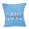 Bed * | Best Deal Donna-Sharp Home Decor Donna Sharp Smoothie Love Decorative Pillow 17 17 Blue