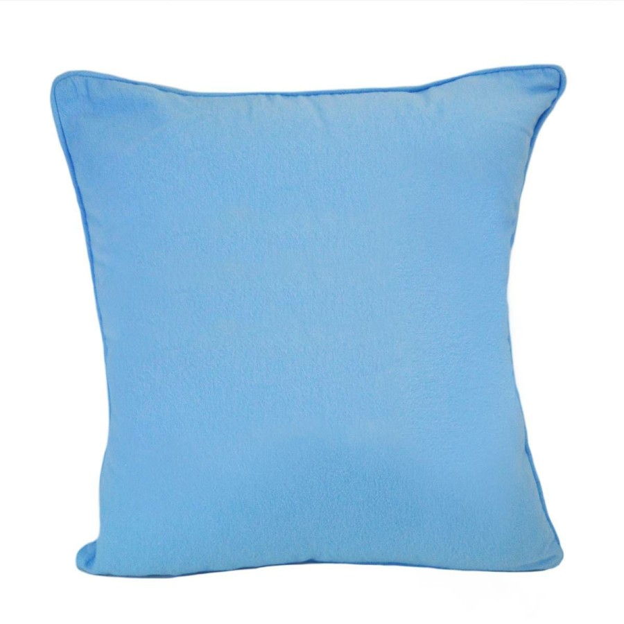 Bed * | Best Deal Donna-Sharp Home Decor Donna Sharp Smoothie Love Decorative Pillow 17 17 Blue