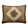 Bed * | Wholesale Donna-Sharp Home Decor Donna Sharp Antique Pine Decorative Pillow 18 18 Brown