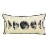 Bed * | Buy Donna-Sharp Home Decor Donna Sharp Forest Symbols Moon Decorative Pillow 11 22 Black/White