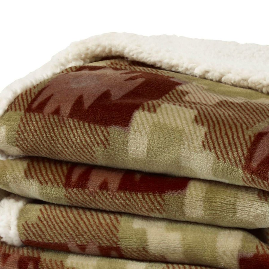 Bed * | Wholesale Eddie-Bauer Bed Eddie Bauer Copper Creek Reversible Throw Blanket