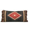 Bed * | Buy Donna-Sharp Home Decor Donna Sharp Canoe Trip Southwest Decorative Pillow 11 22 Black/Red