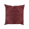 Bed * | Budget Donna-Sharp Home Decor Donna Sharp Spice Postage Stamp Square Pillow 18 18 Red