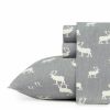 Bed * | Coupon Eddie-Bauer Bed Eddie Bauer Elk Grove 3Pc. 160 Thread Count Flannel Sheet Set Grey