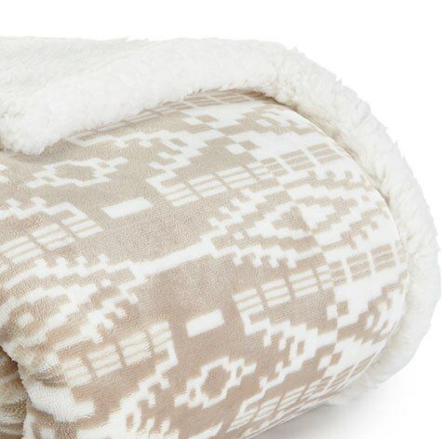 Bed * | Wholesale Eddie-Bauer Bed Eddie Bauer San Juan Throw Beige