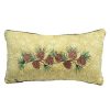 Bed * | Best Pirce Donna-Sharp Bed Donna Sharp Cabin Raising Pine Cone Rec Gle Decorative Pillow Tan