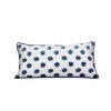 Bed * | Best Sale Donna-Sharp Home Decor Donna Sharp Coral Crush Dots Decorative Pillow 11 22 White/Blue