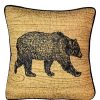 Bed * | Buy Donna-Sharp Bed Donna Sharp Oakland Bear Decorative Pillow 18 18 Tan/Black