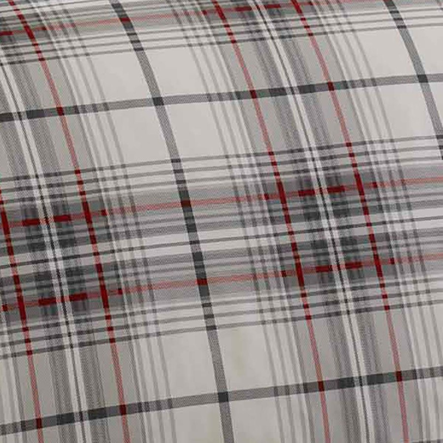 Bed * | Brand New Eddie-Bauer Bed Eddie Bauer Alder Plaid 180 Thread Count Duvet Cover Set Charcoal