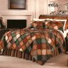 Bed * | Best Reviews Of Donna-Sharp Bed Donna Sharp Campfire Cotton Quilt Set Brown-Multi