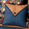 Bed * | Best Reviews Of Donna-Sharp Bed Donna Sharp Midnight Bear Envelope Decorative Pillow 16 16 Navy/Burnt-Orange