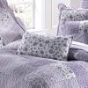 Bed * | Discount Donna-Sharp Bed Donna Sharp Lavender Rose Rectangle Decorative Pillow 11 22 Purple/Grey