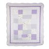 Bed * | Best Deal Donna-Sharp Bed Donna Sharp Rose Throw Blanket Lavender