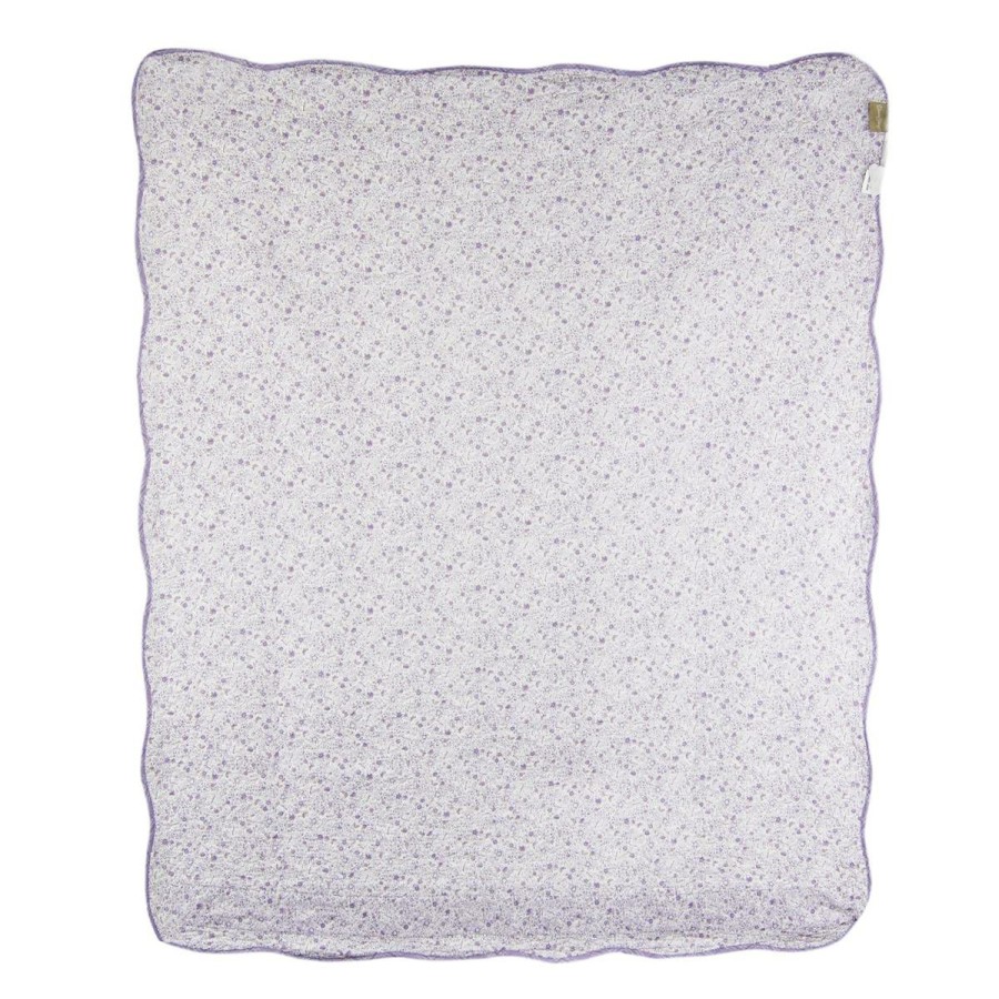 Bed * | Best Deal Donna-Sharp Bed Donna Sharp Rose Throw Blanket Lavender