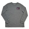 Clothing * | Promo Eddie-Bauer Clothing Mens Eddie Bauer Long Sleeve Mountain View Graphic Tee Heather-Grey