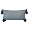 Bed * | Best Deal Donna-Sharp Home Decor Your Lifestyle Cordoba Tassels Decorative Pillow 11 22 Grey