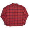 Clothing * | Coupon Eddie-Bauer Clothing Mens Big & Tall Eddie Bauer Flex Flannel Shirt Brick Red Brick-Red